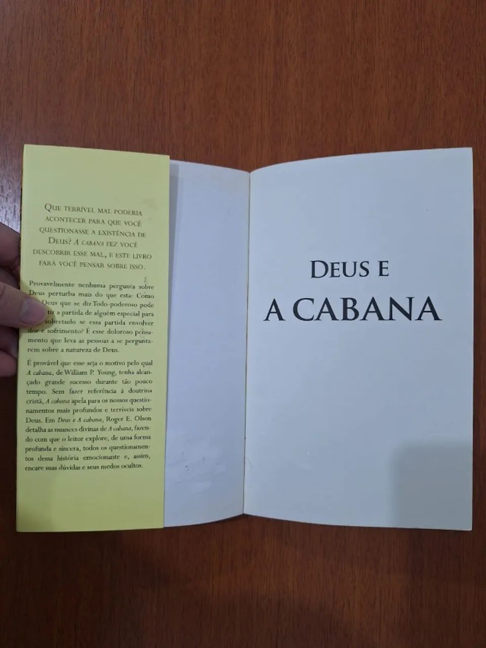 Livro Deus E A Cabana - Roger E. Olson - Foto 2