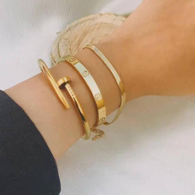 Bracelete modelo Cartier Love  - Foto 3