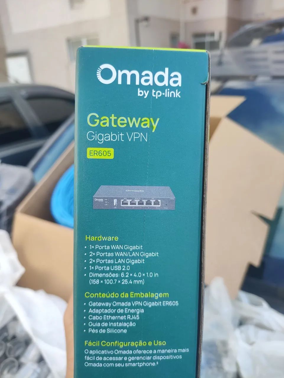 TP-Link Omada ER605, Cabo de rede, conduíte  - Foto 3