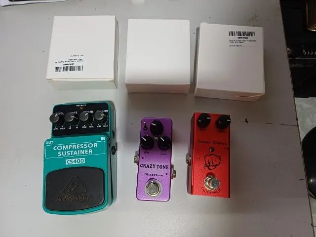 PEDALEIRA (KIT) - COMPRESSOR - DISTORÇÃO - ECHOE