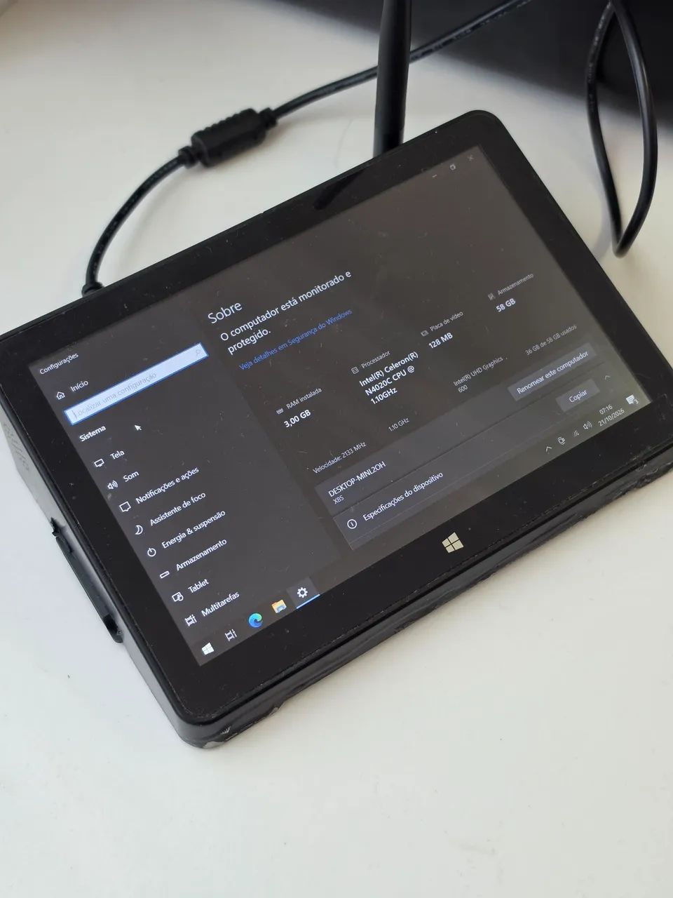 MINI PC COMPUTADOR PDV TOUCHSCREEN 