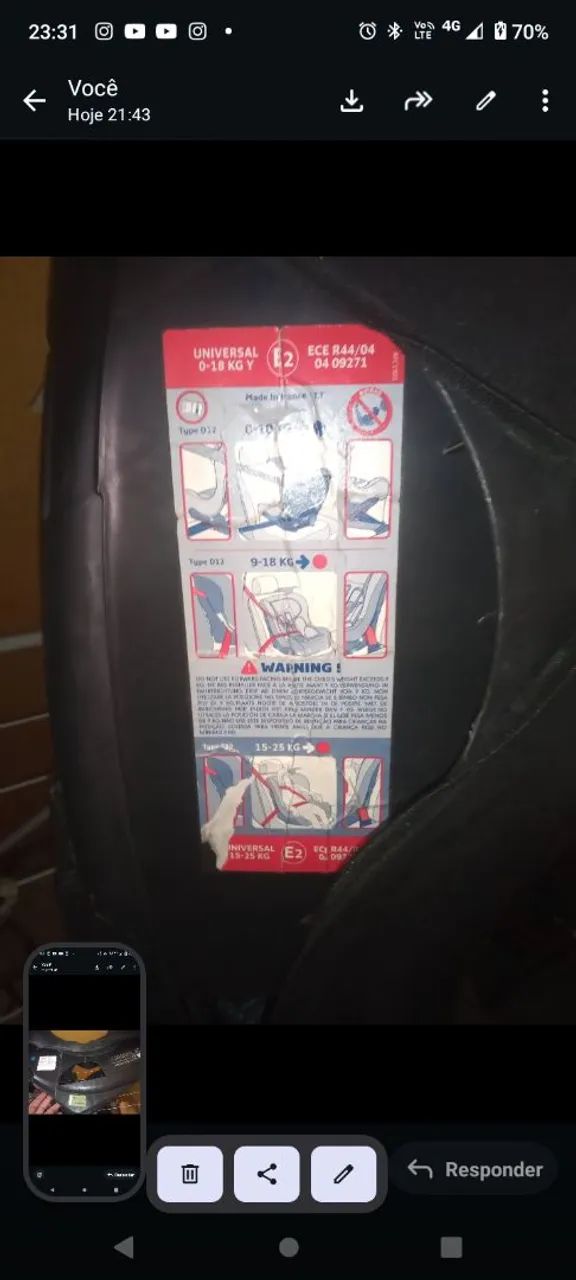 Cadeirinha  - Foto 5