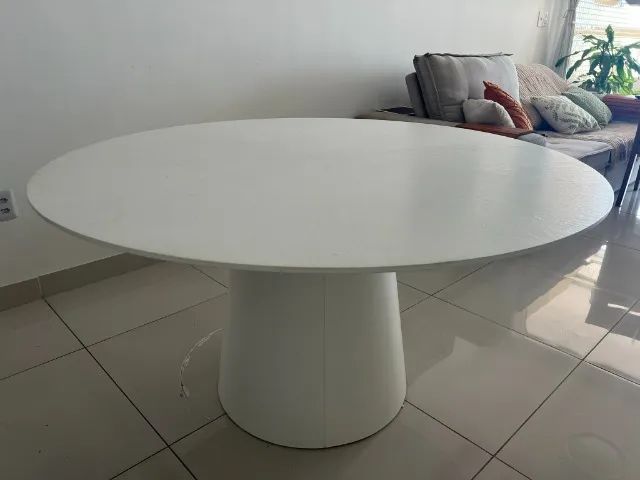 oportunidade: Mesa de Jantar Redonda 135 cm R$ 700,00 - Foto 3