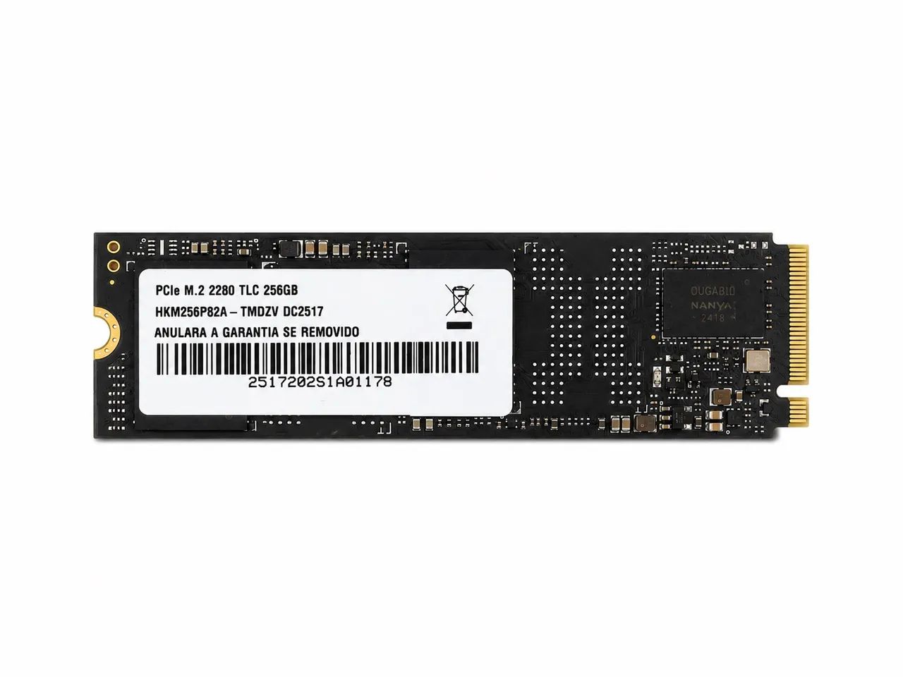 SSD NVMe M.2 2280 de 256 GB 