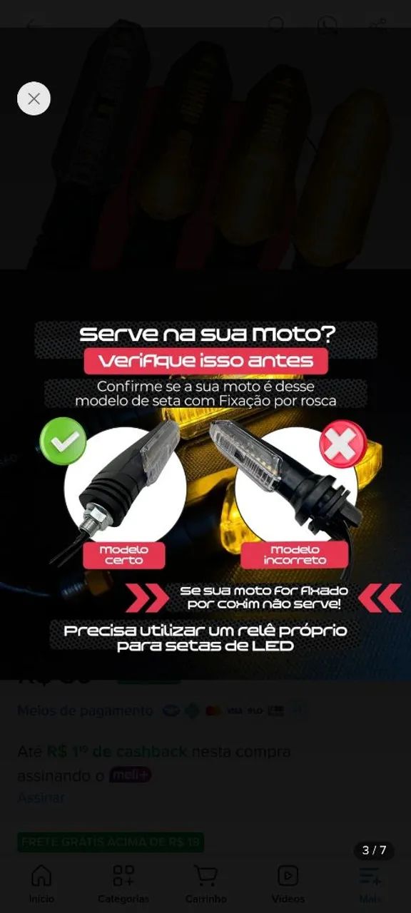 Setas sequêncial