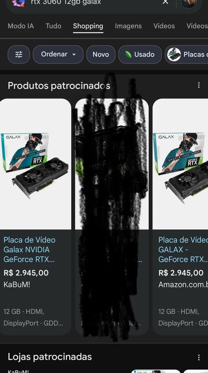 RTX 3060 12gb OC Galax - Foto 2