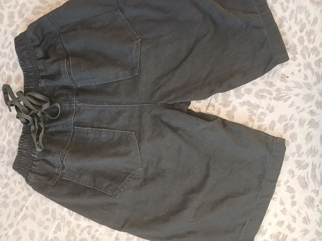 Bermuda Preta Jeans - Foto 2