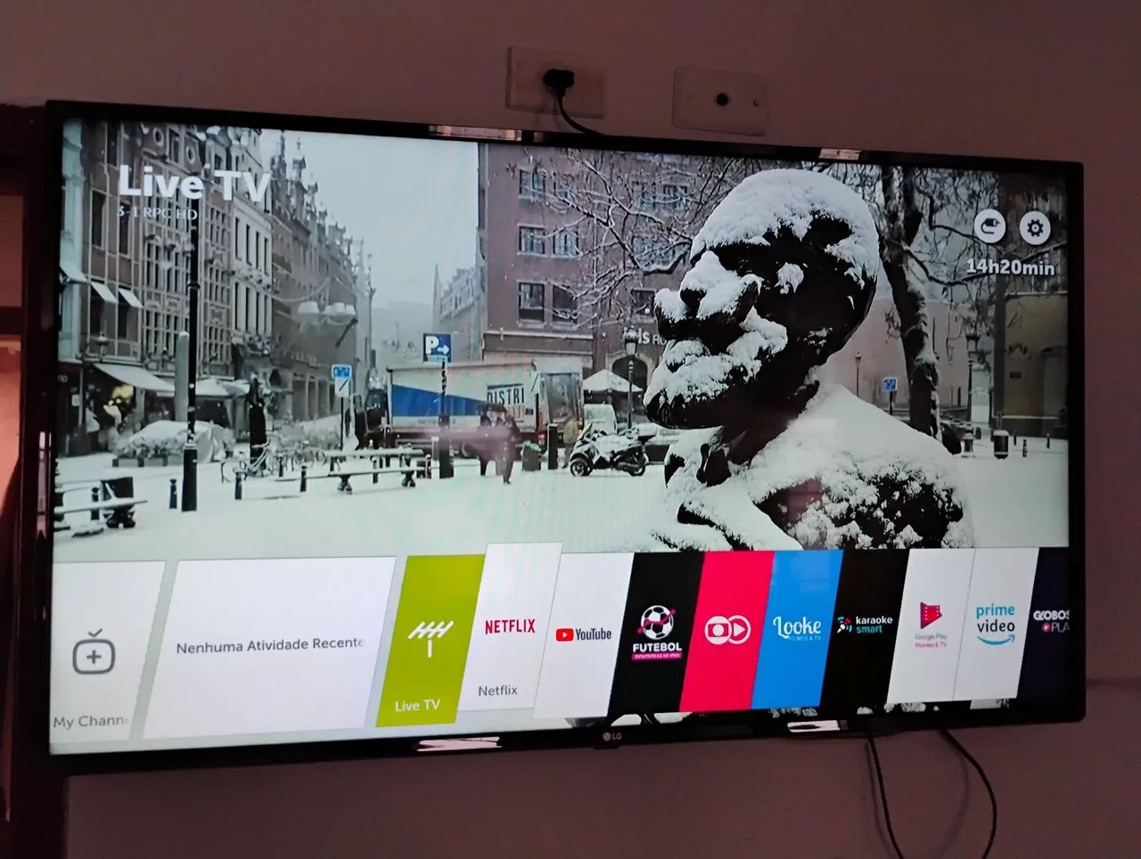 Vendo Smartv LG 32 polegadas em perfeito estado parcelo com juros da maquininha  - Foto 4