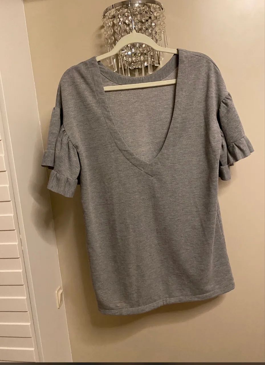 blusa fly moletom cinza p - Foto 2
