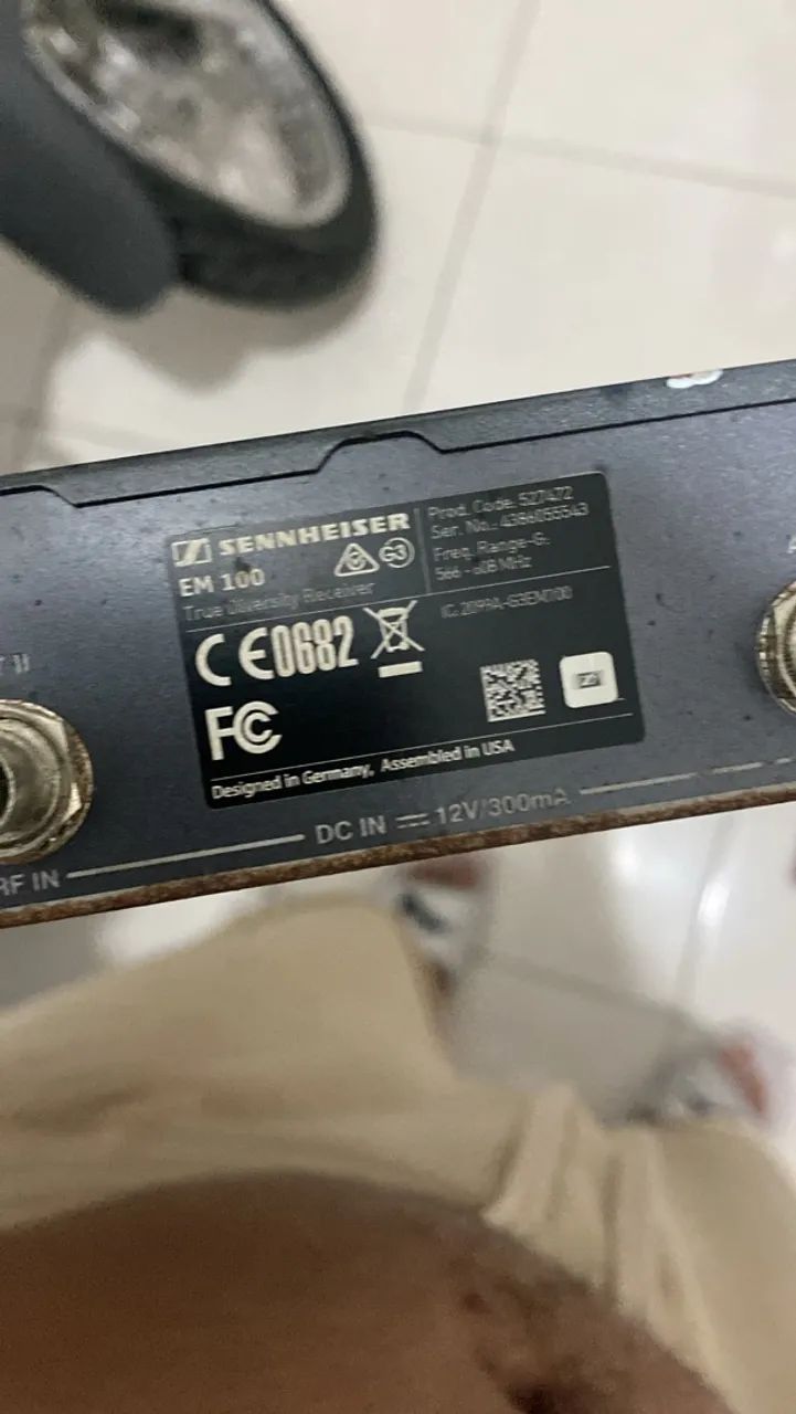 Microfone senheiser G3  - Foto 2