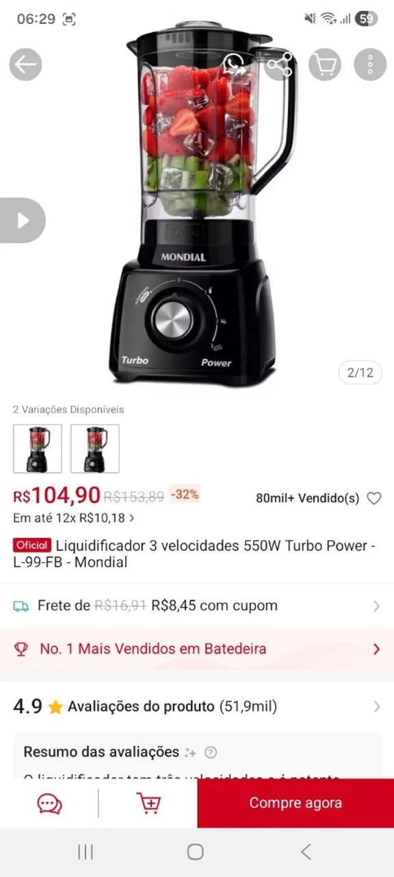 Liquidificador grande  - Foto 3