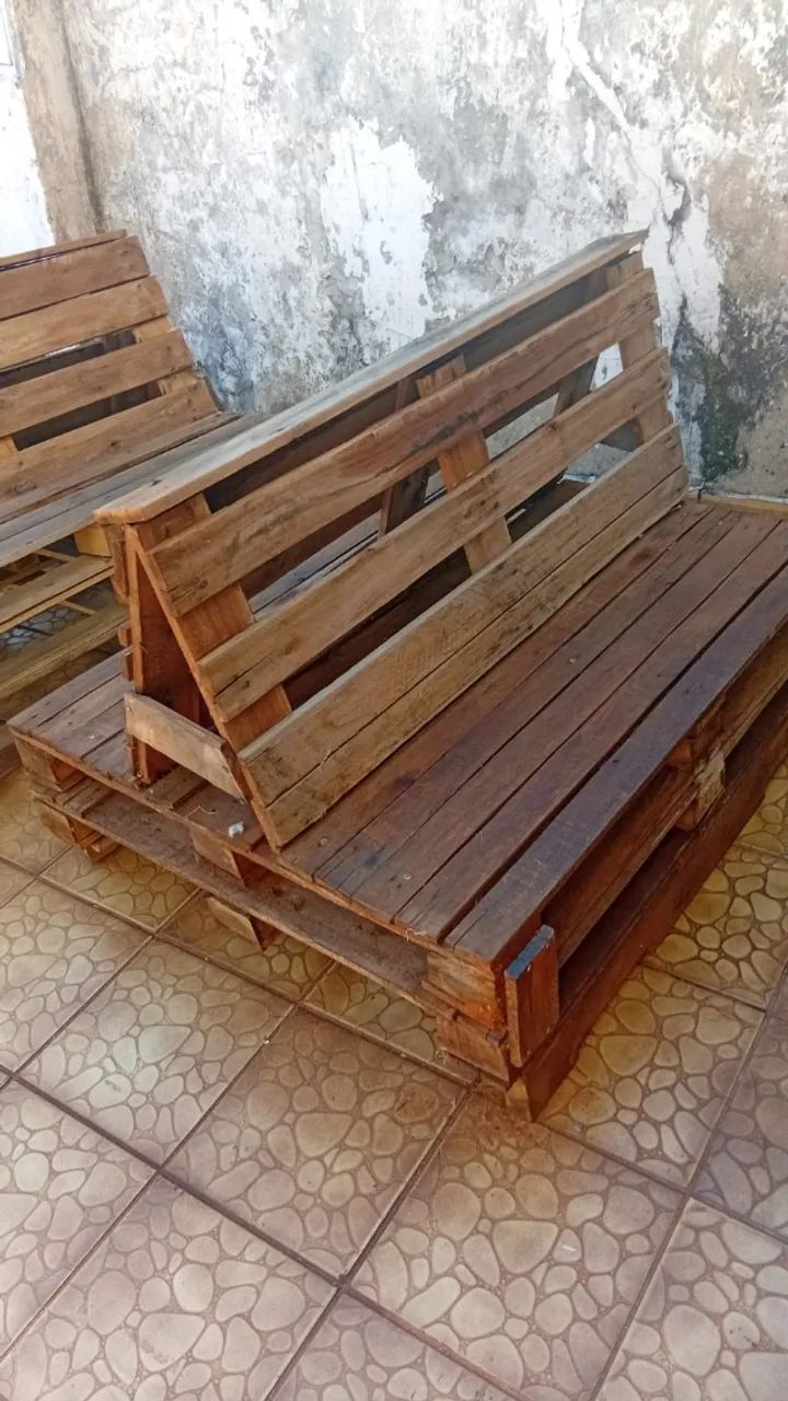 Banco de pallet  - Foto 2