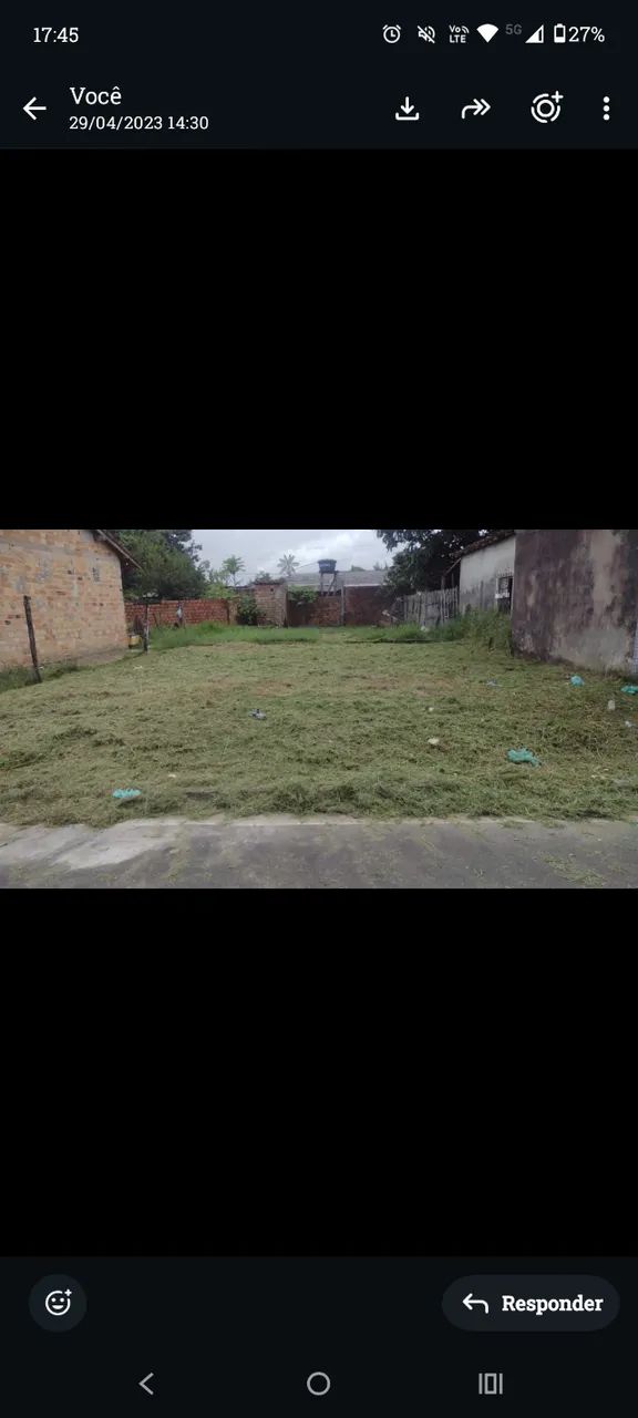 Terreno . Com obra em andamento . No precinho 