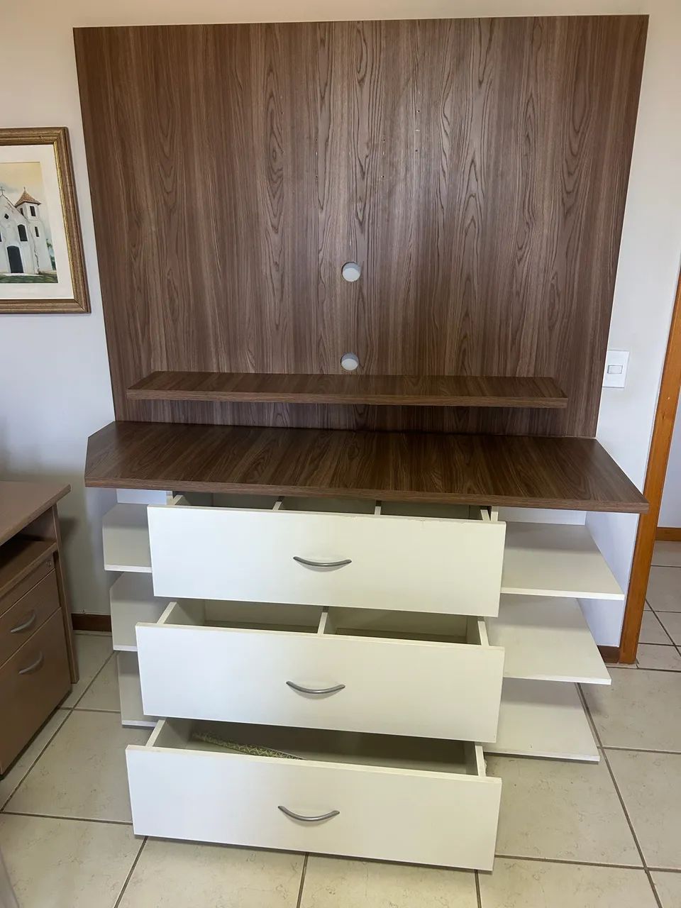 Rack pra tv com cômoda - Foto 4