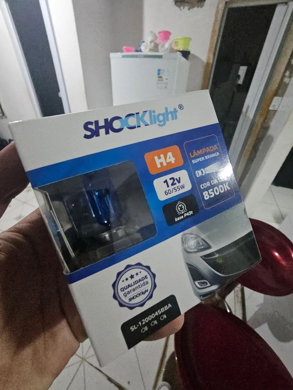 Vendo par de luz super branca H4