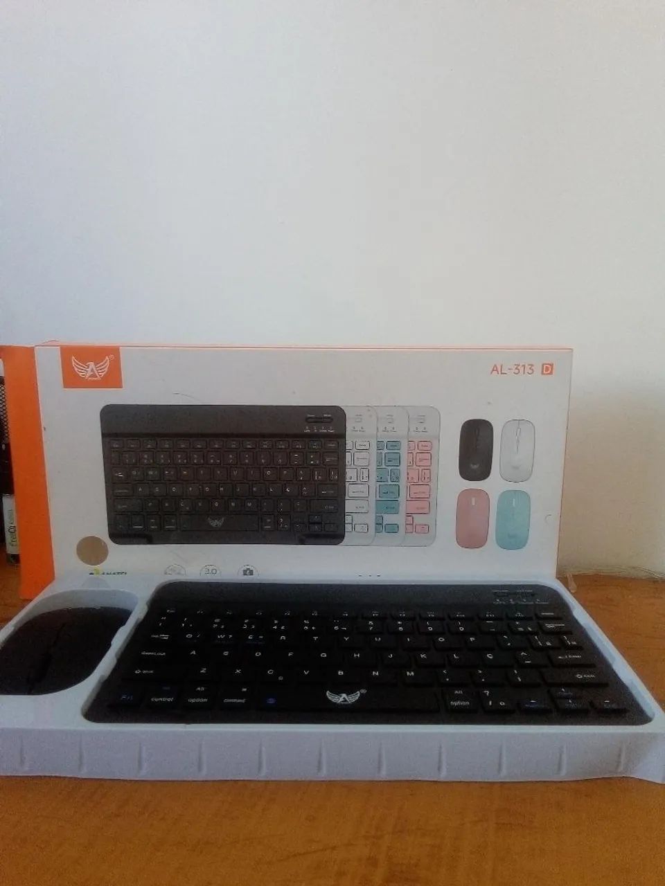 Kit Teclado e Mouse Bluetooth 
