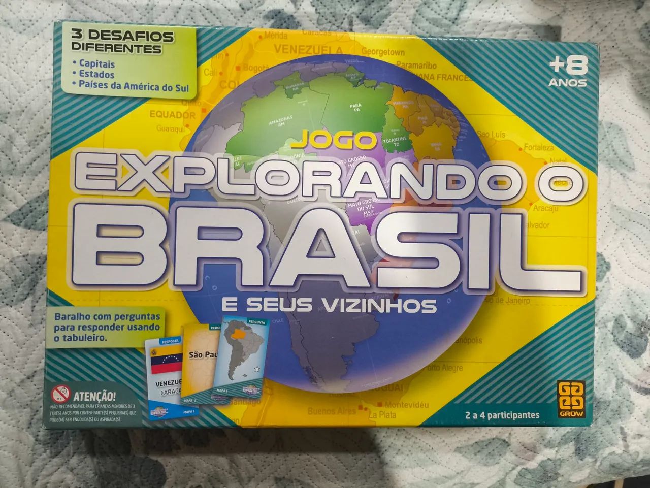 Jogo de tabuleiro  Explorando o Brasil
