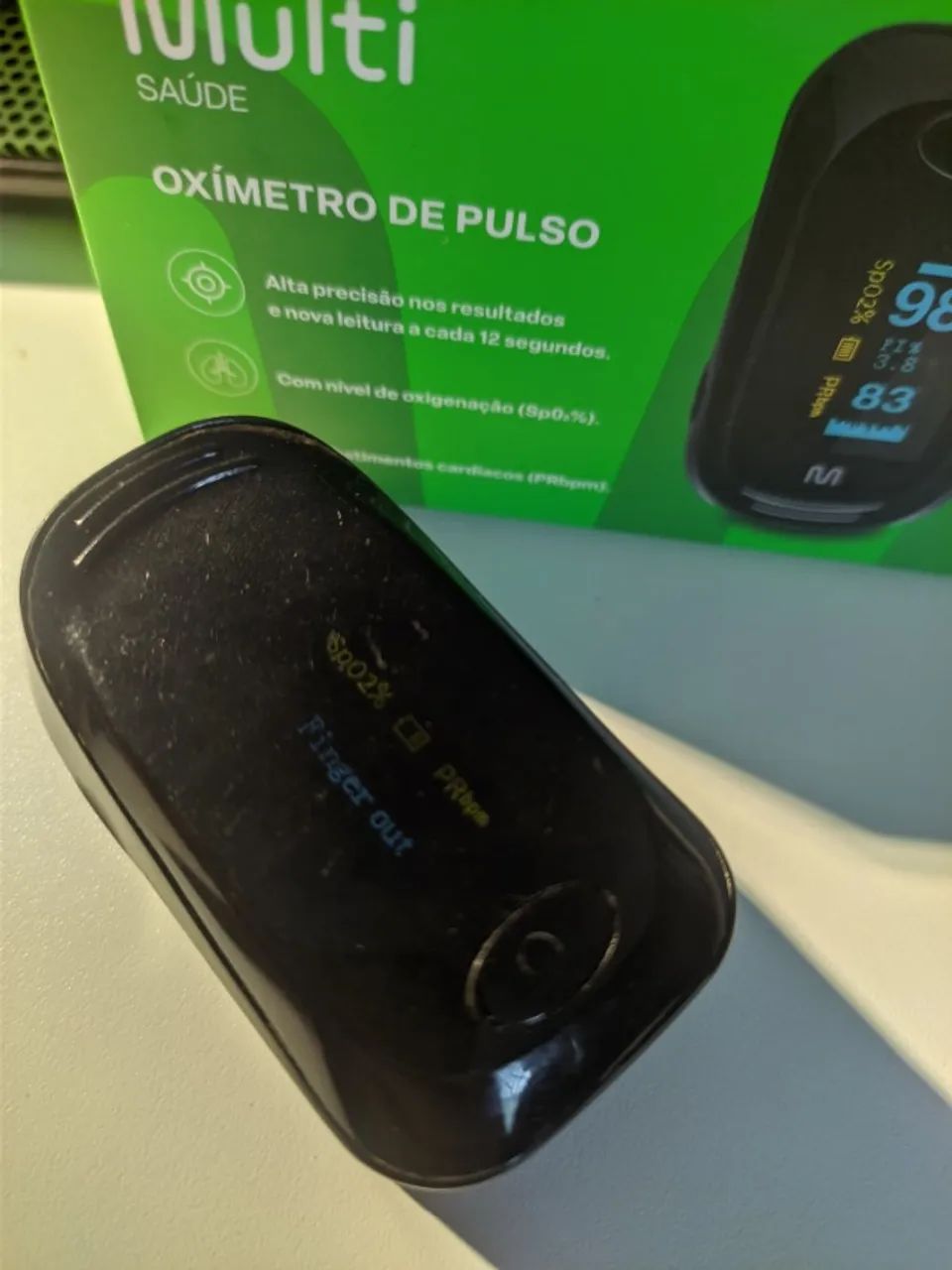 Oxímetro de Pulso Multilaser HC261 (ver descrição)