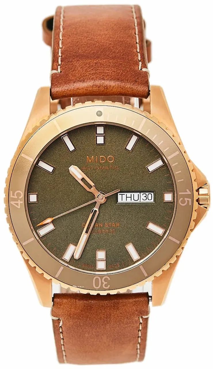 Relógio Mido Ocean Star 200 Rose Gold Automático 