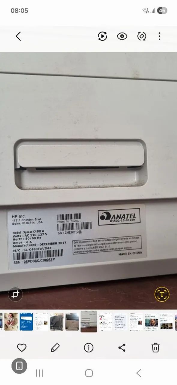 Impressora laser multifuncional C480 - Foto 3
