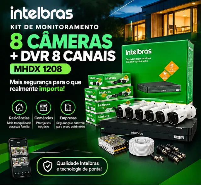 Kit Dvr MHDX1208 intelbras - Foto 4