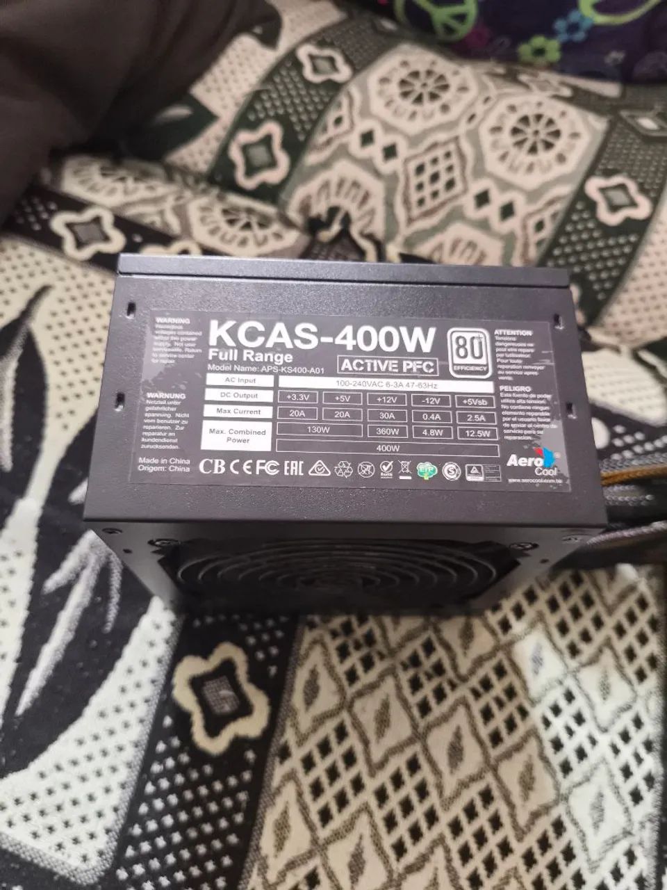 Fonte AeroCool KCAS 400W Full Range - Foto 2