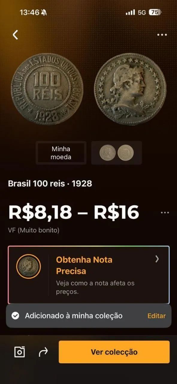 Coleção de moedas antigas 