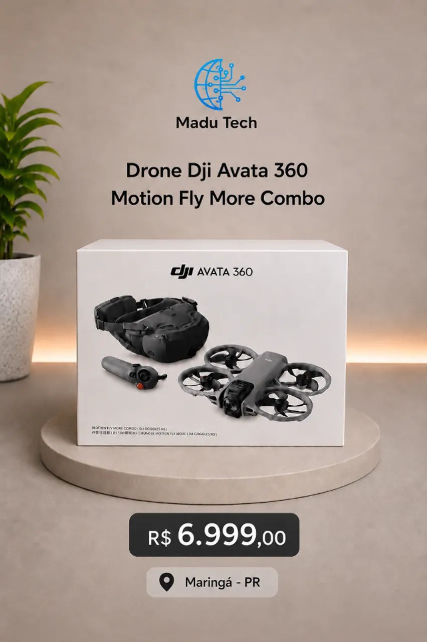 Drone Dji Avata 360 Motion Fly More Combo - Rc Motion 3 Goggles N3