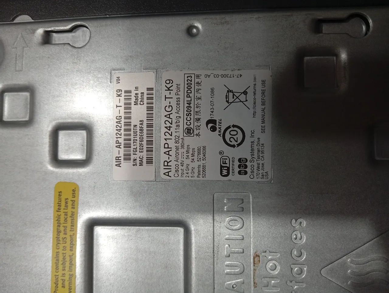 Acess Point Cisco AIR AP1242AG -T- K9 - Foto 5