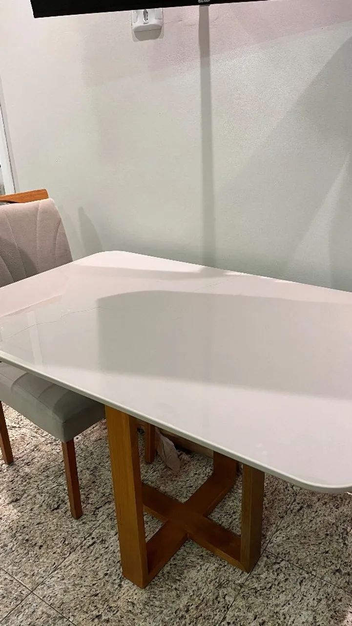 Tampo de vidro mesa 