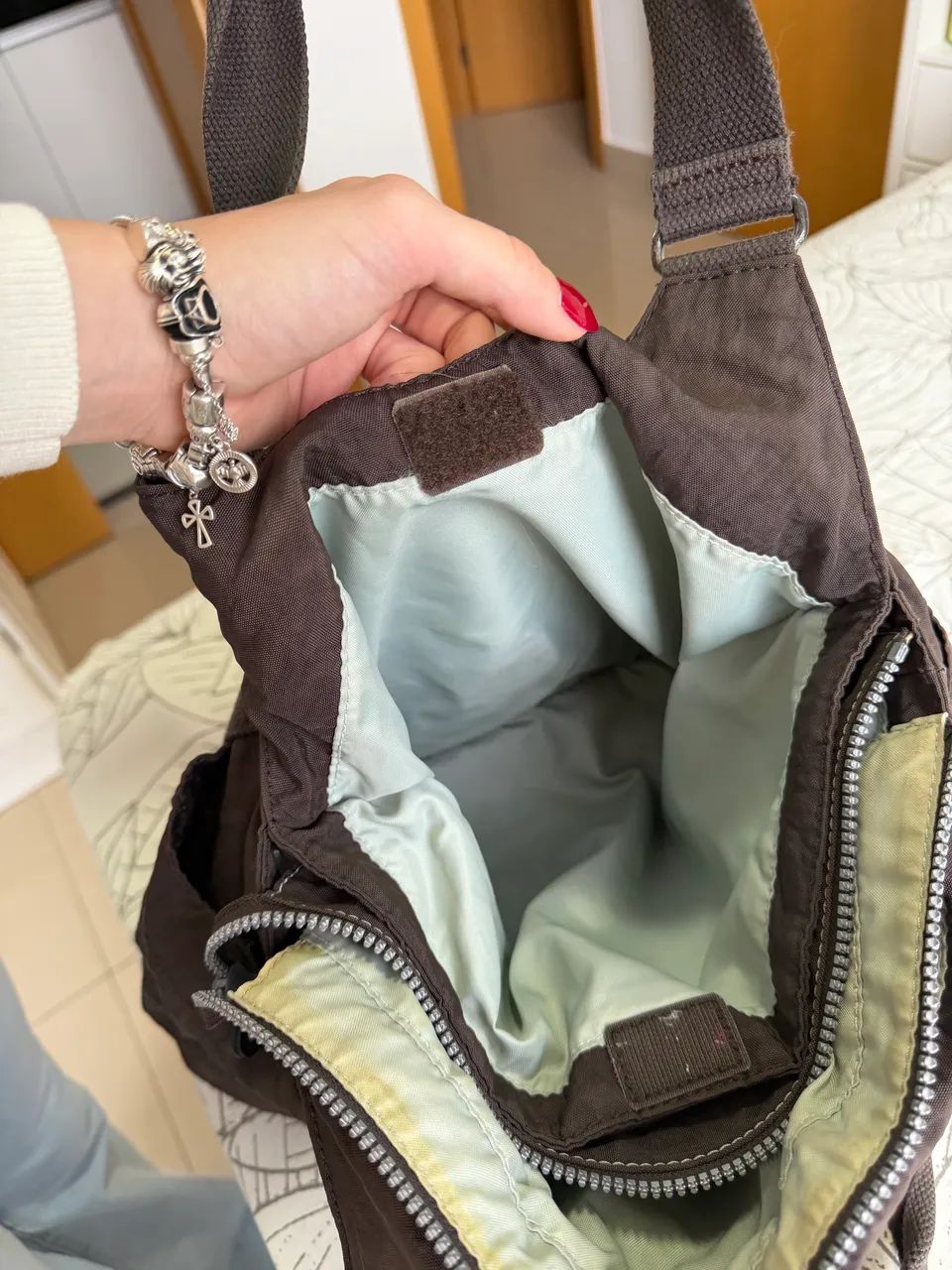 Bolsa Kipling ORIGINAL Marrom  - Foto 2