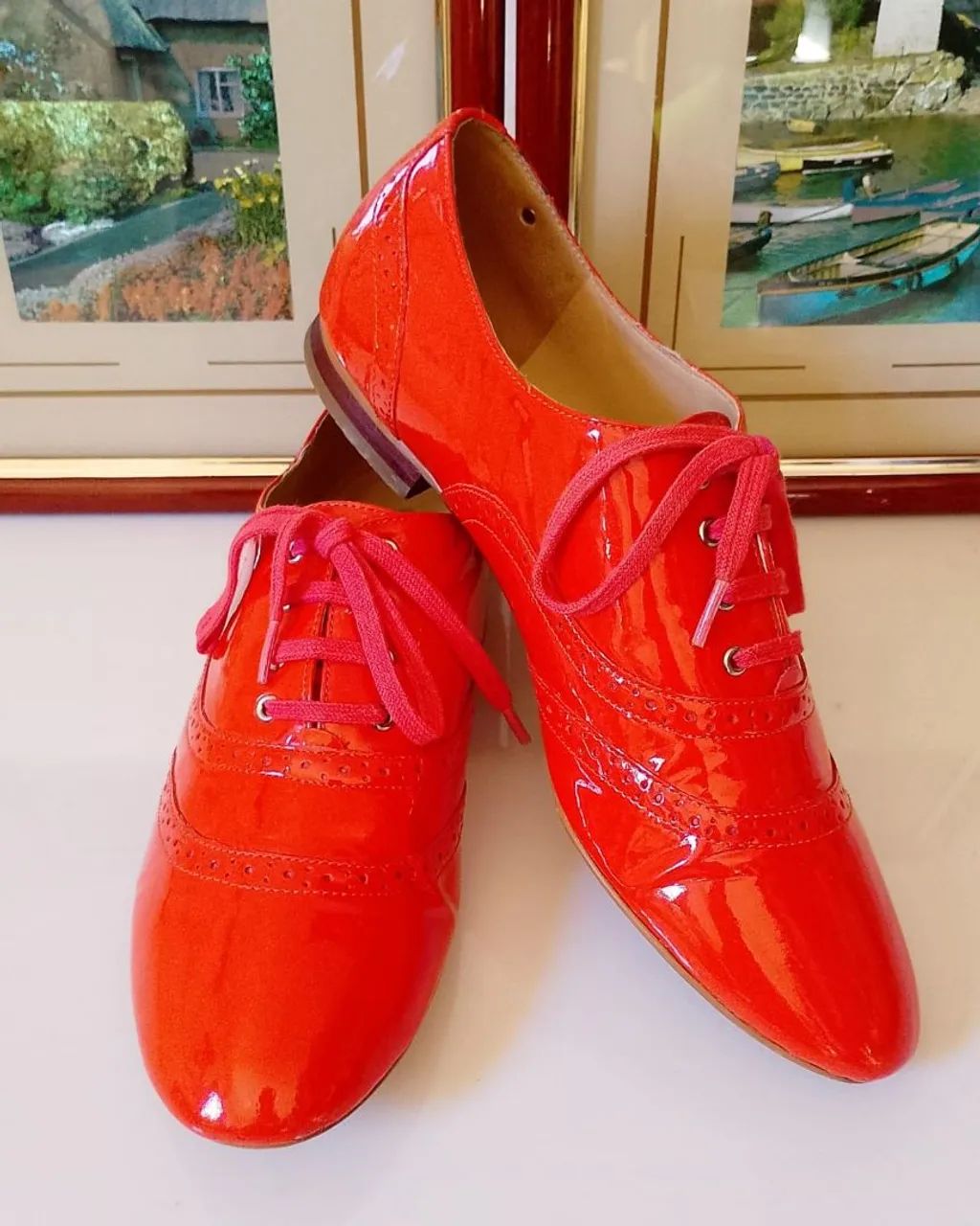 Mocassim Vintage da Carmim tom coral. - Foto 2