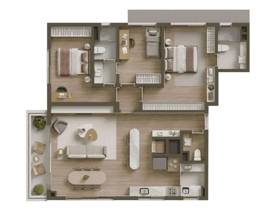 PLANTA 123m²