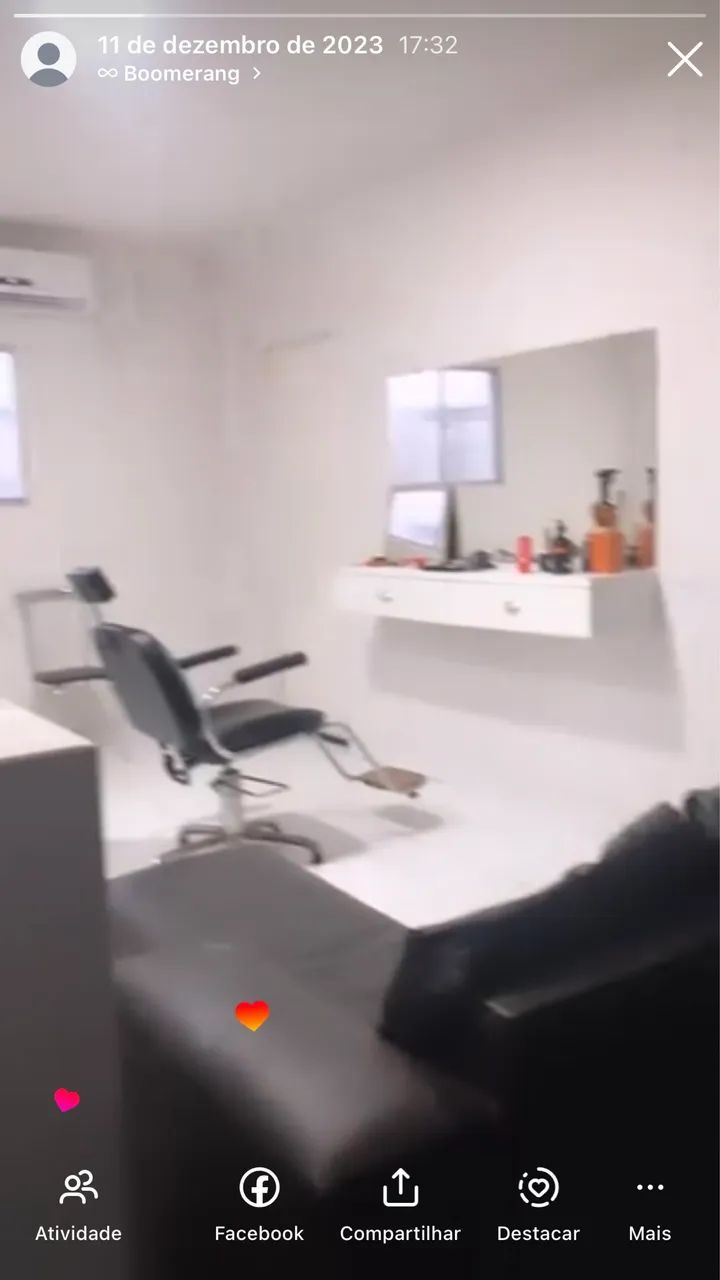 Gabinete barbearia penteadeira 