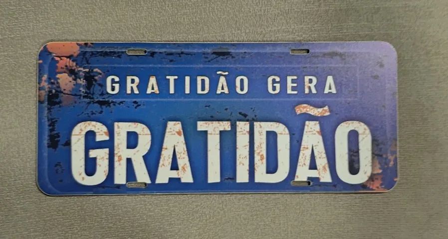 Placa decorativa em MDF