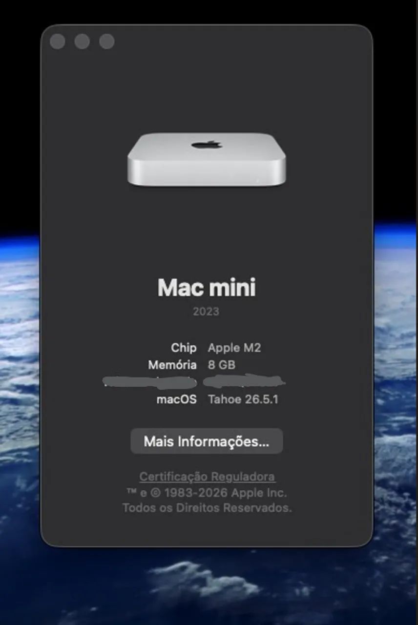 Mac Mini M2 8GB SSD 256GB - Na Caixa / Estado de Novo