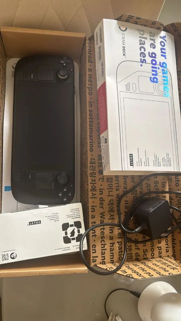 Steam deck LCD 64gb + cartão SD 512gb (semi-novo) - Peças e