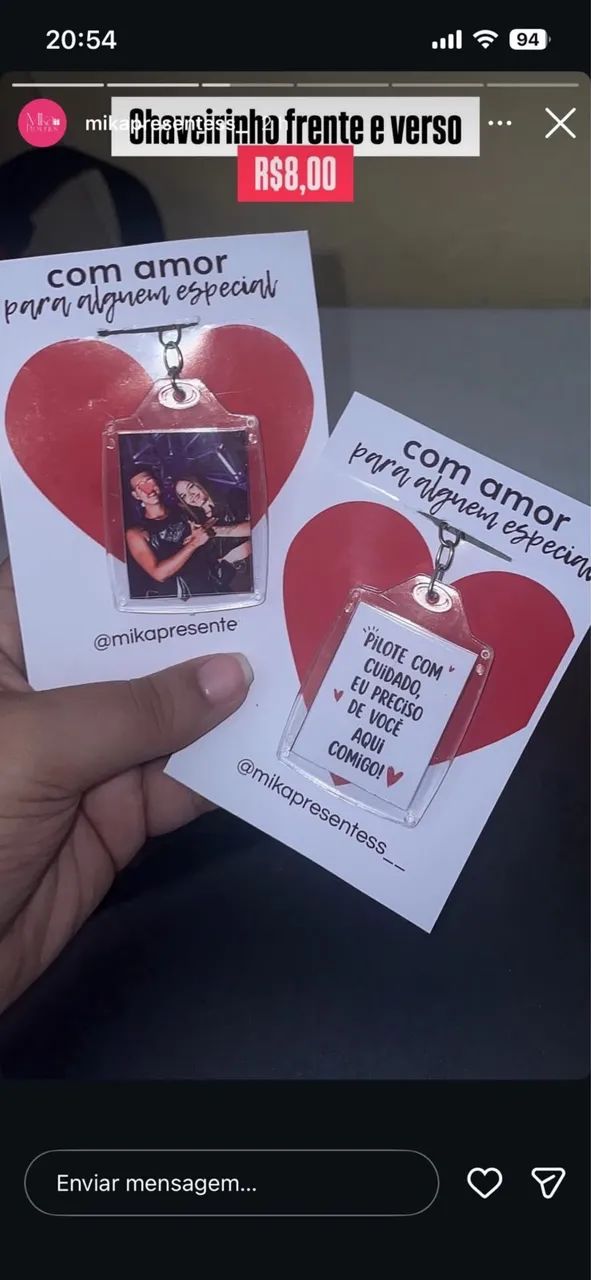 Chaveiro personalizado acrílico - Foto 5