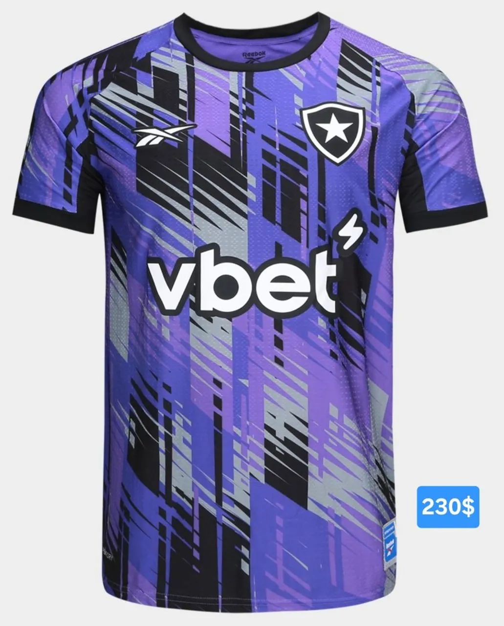 Camisa de goleiro roxa do Botafogo P e M original 