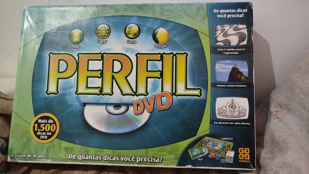 Jogo de tabuleiro Perfil dvd 