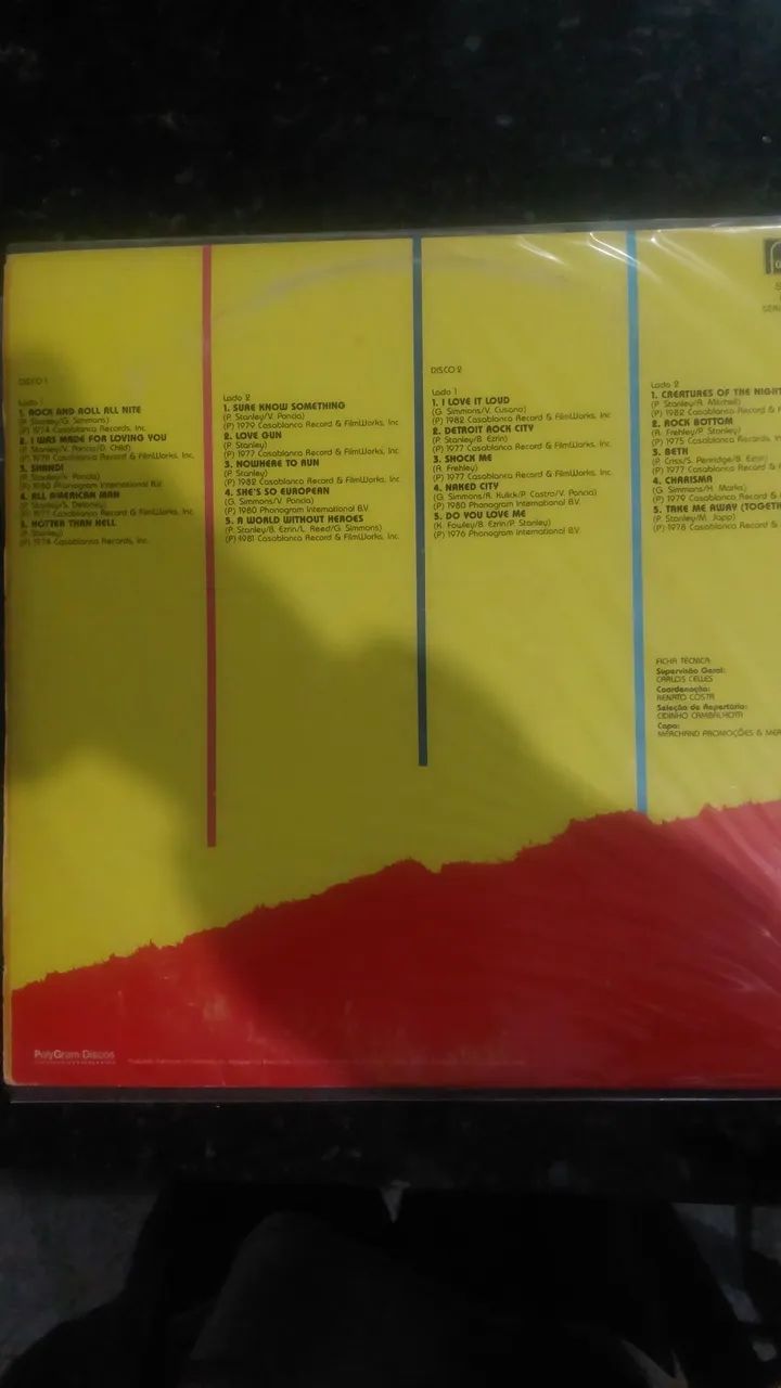 Lp  O  rock  de Kiss - Foto 2