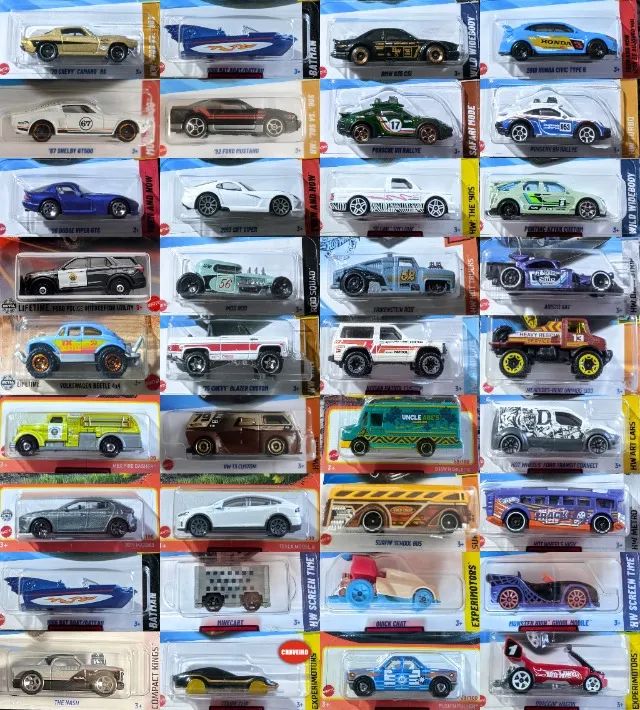 R$ 20,00 cada Hot Wheels e Matchbox