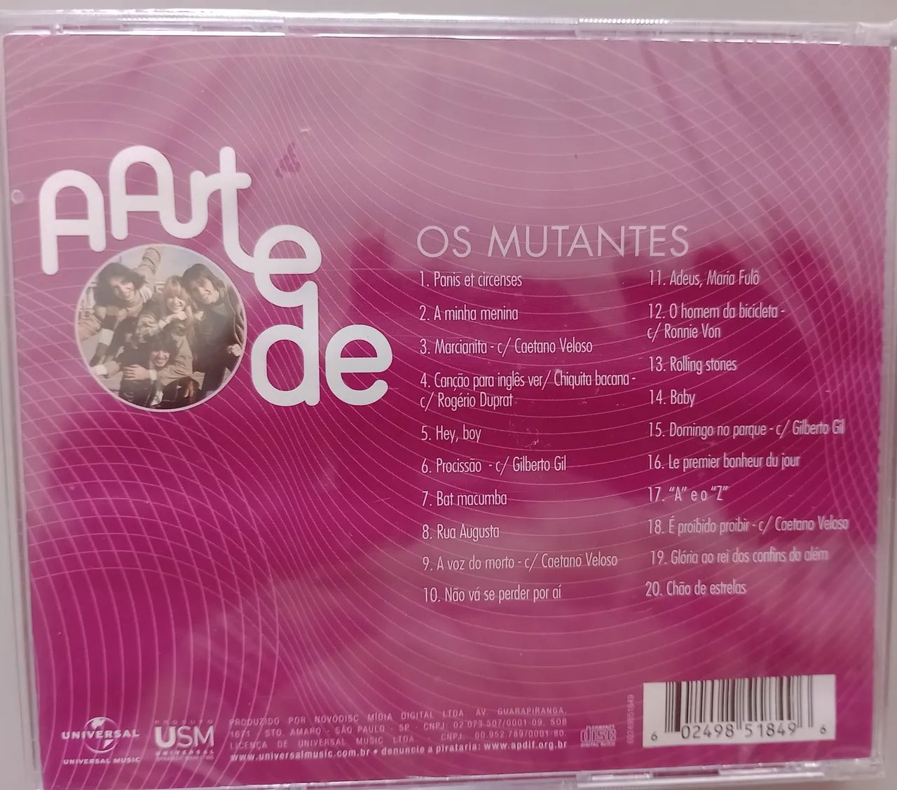 CD OS MUTANTES - ARTE DE "RARIDADE" - Foto 2