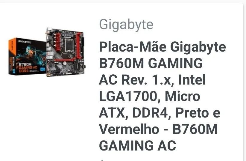 Kit Placa-mãe e Memórias Ram