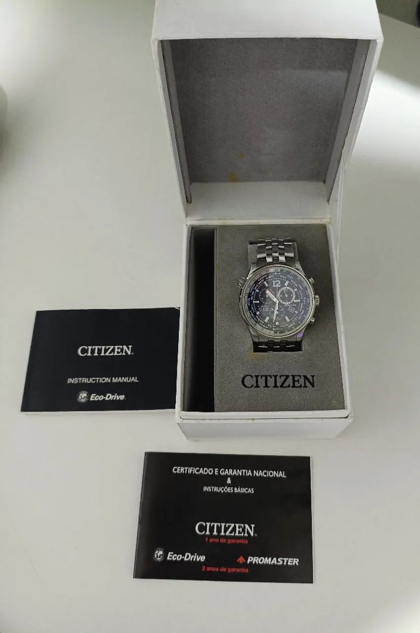 Relógio Citizen Eco Drive World Time  - Foto 4