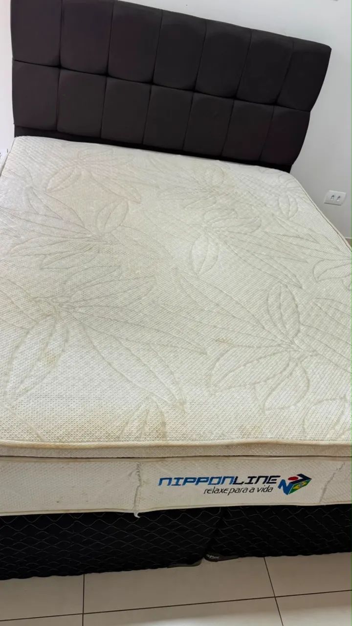 Vendo Cama + Box Queen - Foto 4