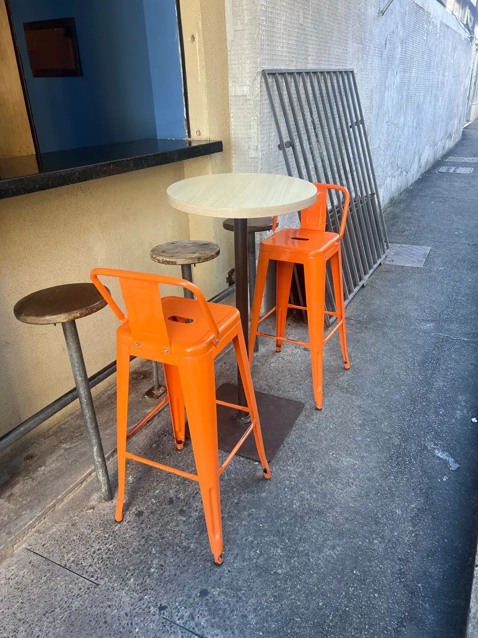 Mesa alta bistrô conjunto 