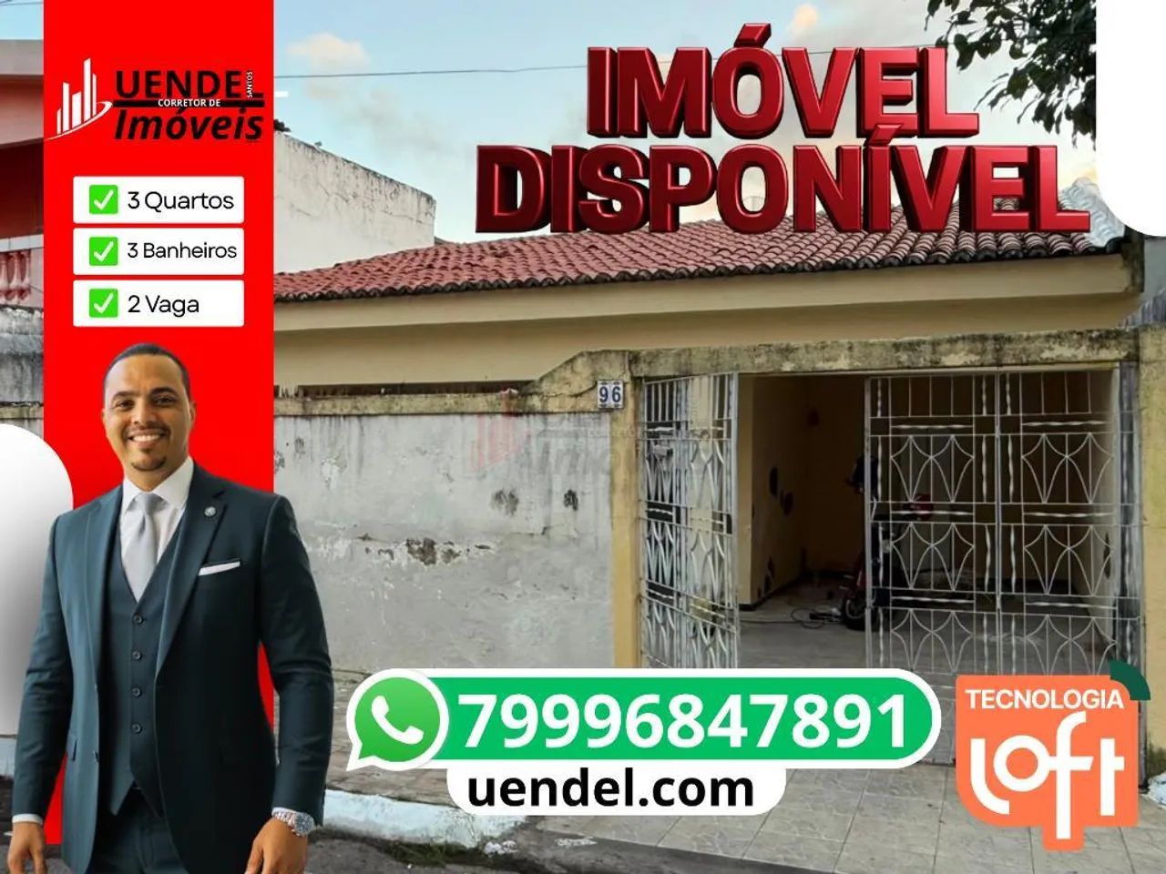 CASA 3/4 COM SUÍTE MÉDICI