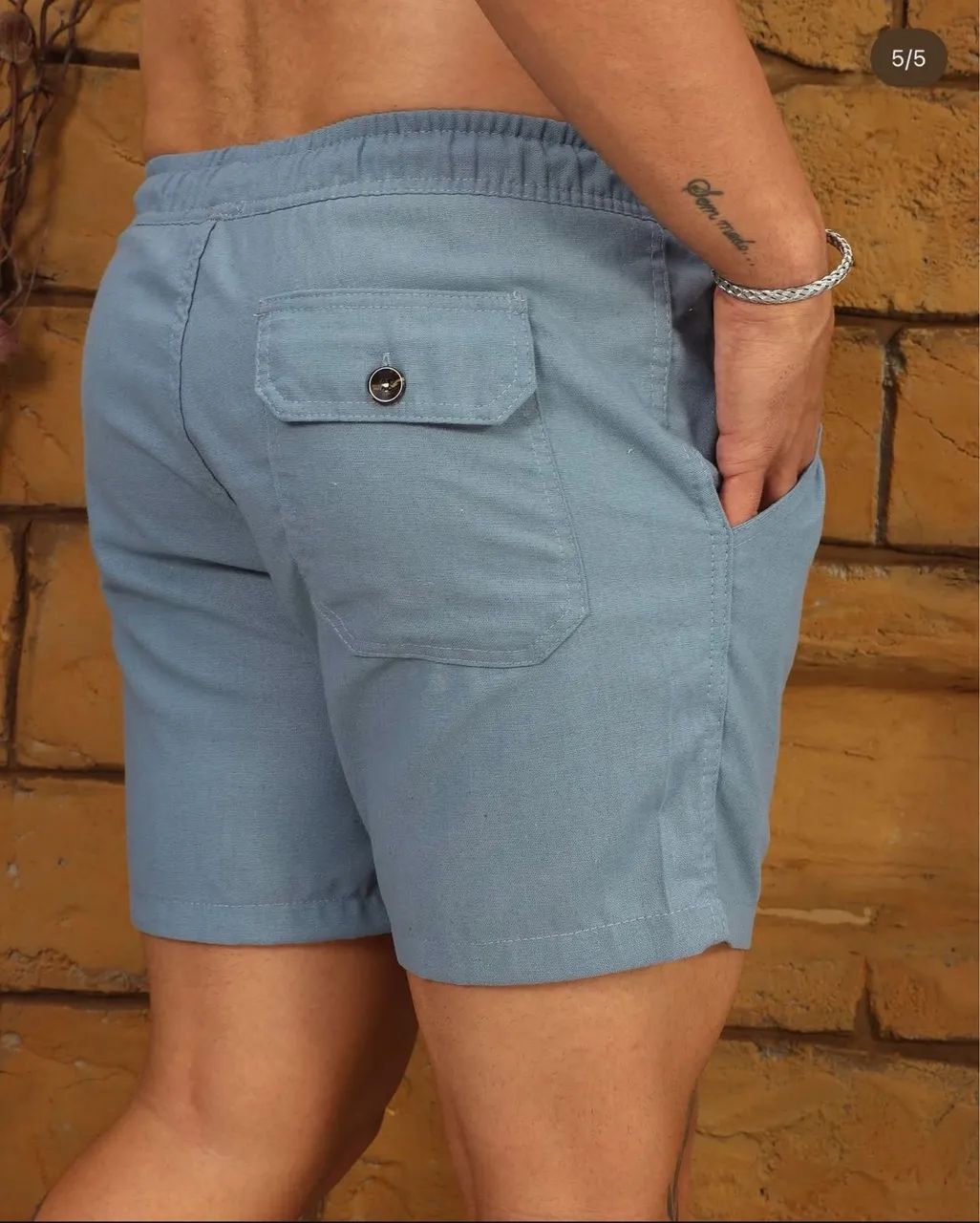 Short Linho Premium Masculino  - Foto 3