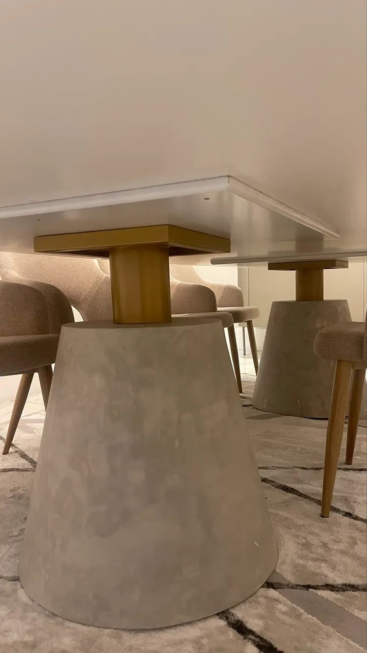 Mesa de Jantar 10 lugares em Mármore  - Foto 5